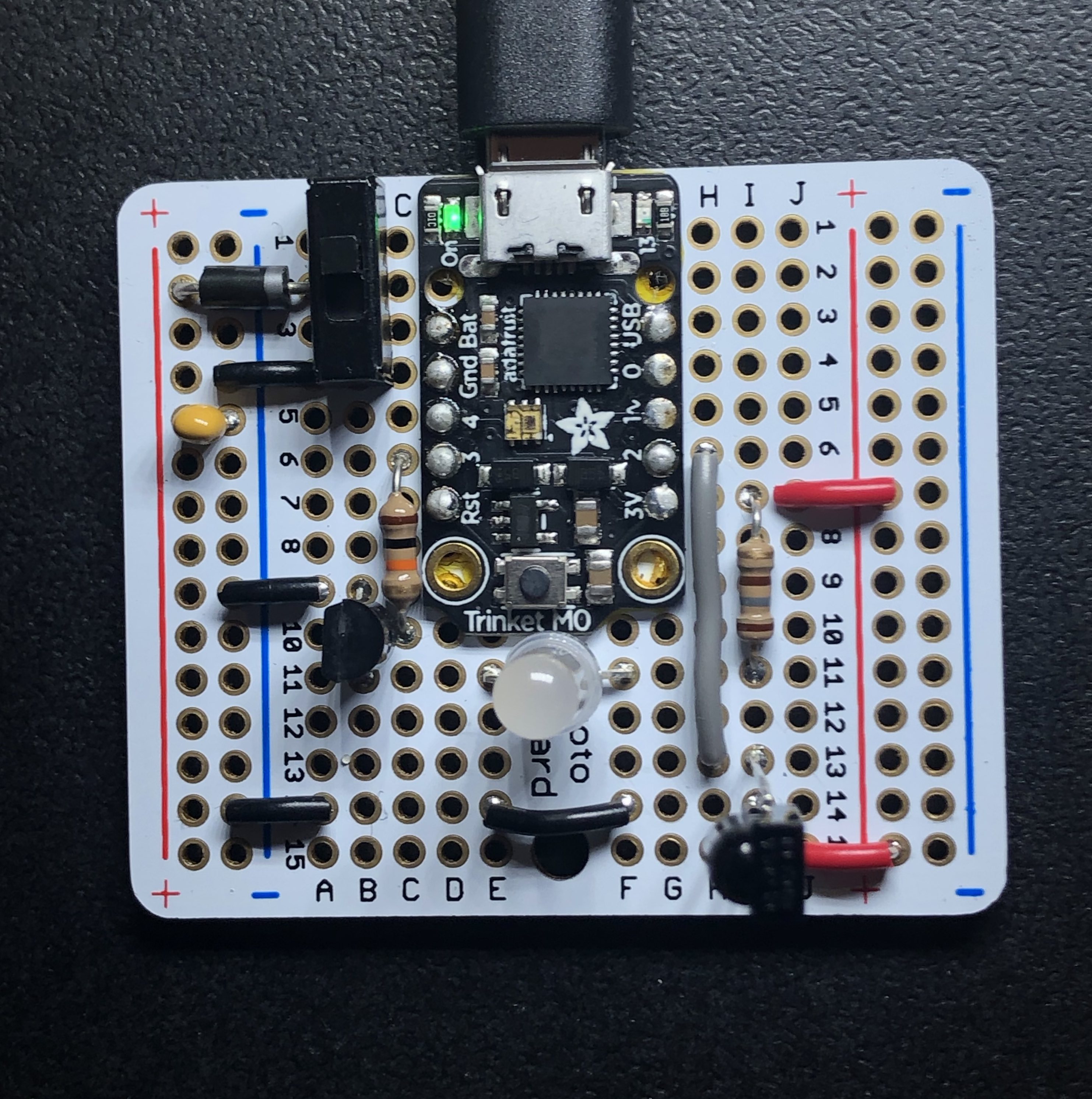 Top View of Finished PCB